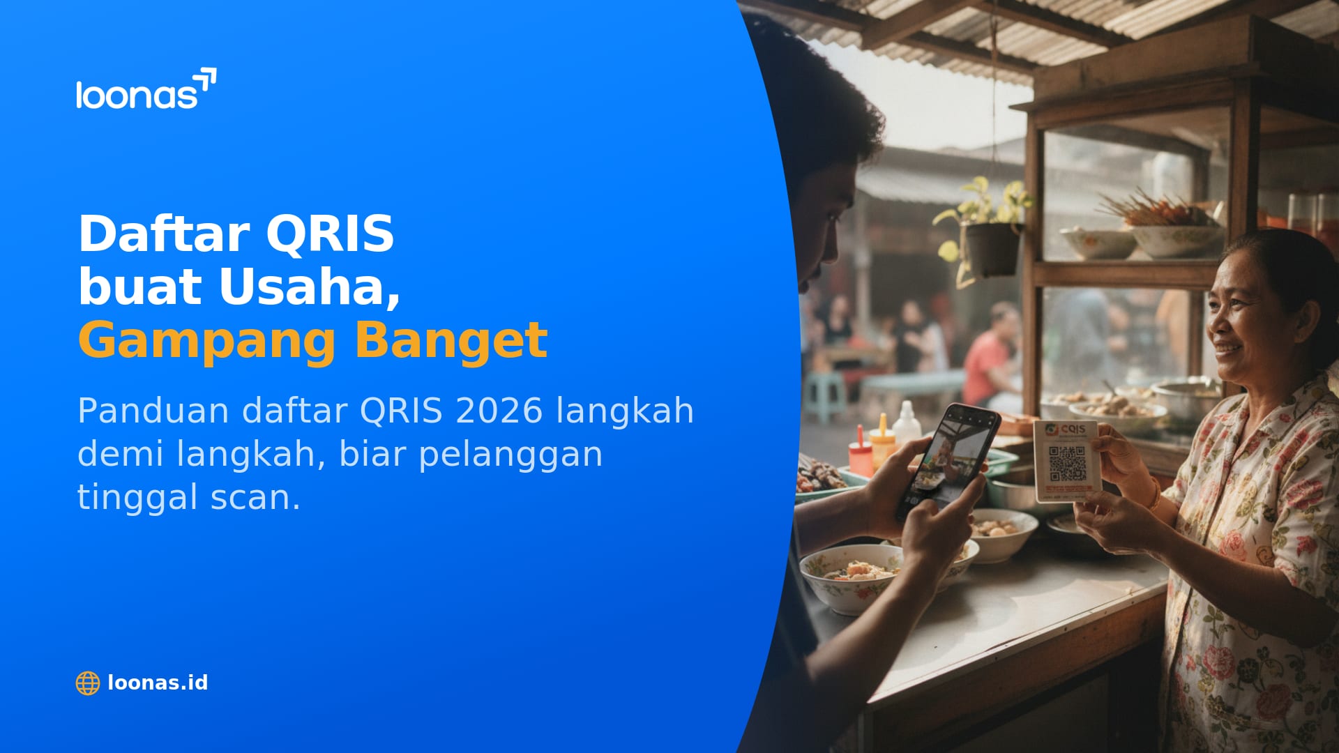 Ilustrasi artikel Cara Daftar QRIS untuk Usaha Kecil 2026 (Langkah demi Langkah)