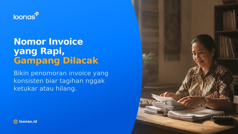 Ilustrasi artikel Cara Membuat Nomor Invoice yang Rapi dan Konsisten
