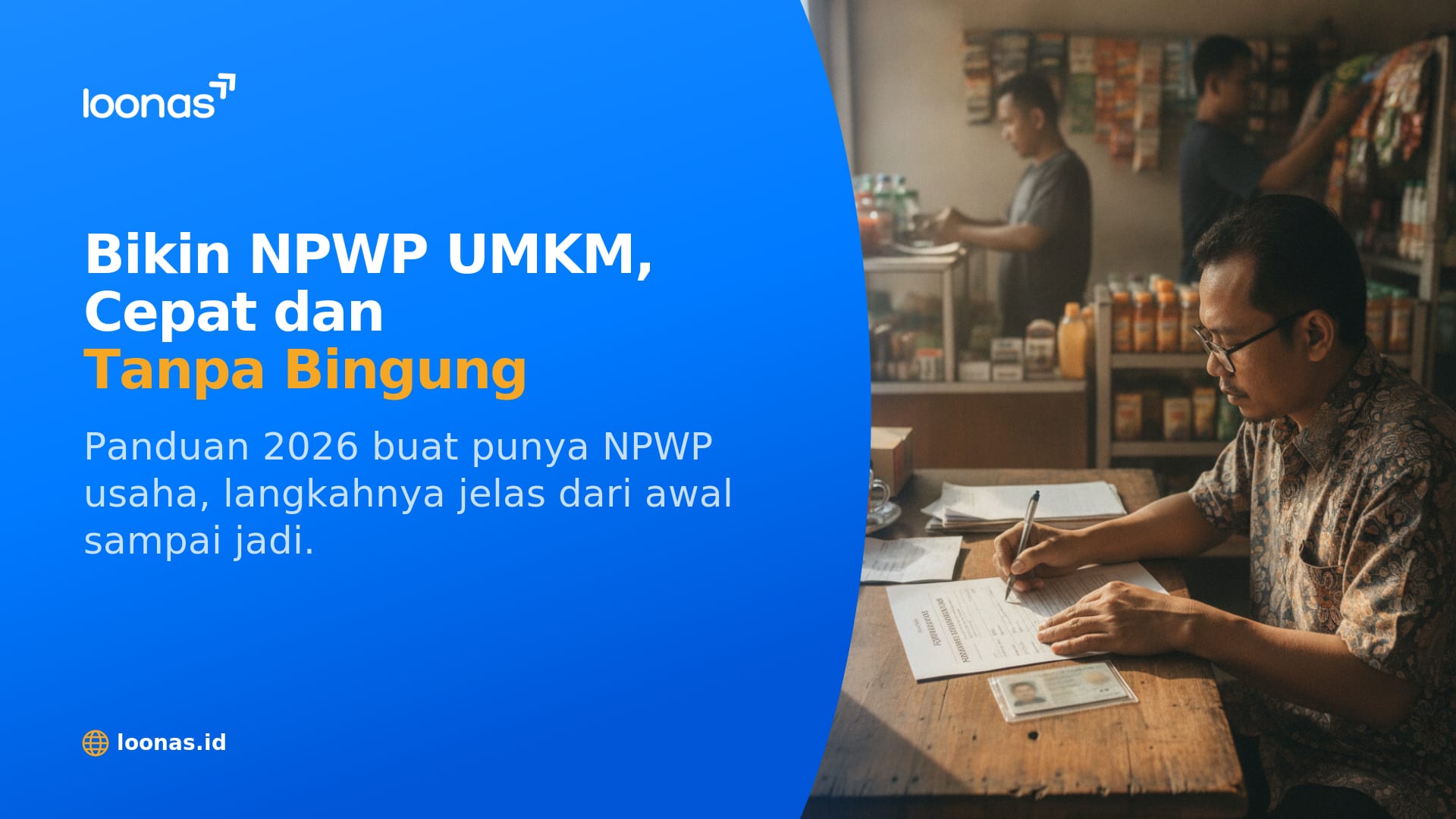 Ilustrasi artikel Cara Membuat NPWP UMKM 2026: Daftar Online & Kenapa Penting
