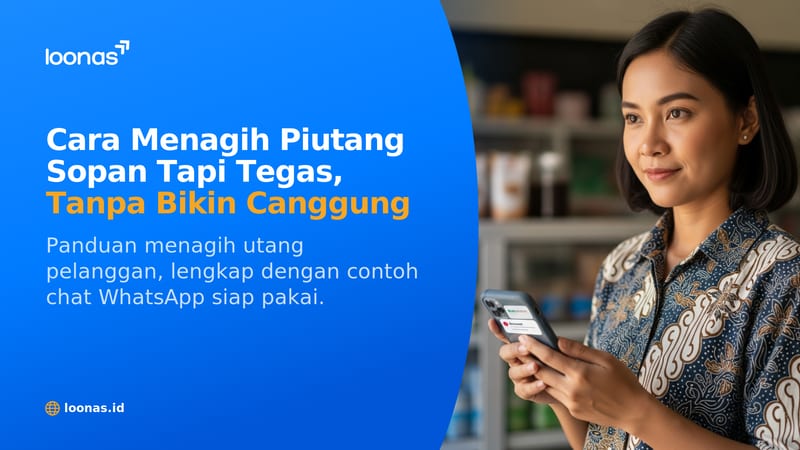 Ilustrasi artikel Cara Menagih Piutang Pelanggan Tanpa Bikin Canggung