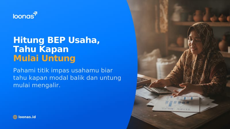 Ilustrasi artikel Cara Menghitung BEP Usaha: Titik Impas yang Wajib Kamu Tahu