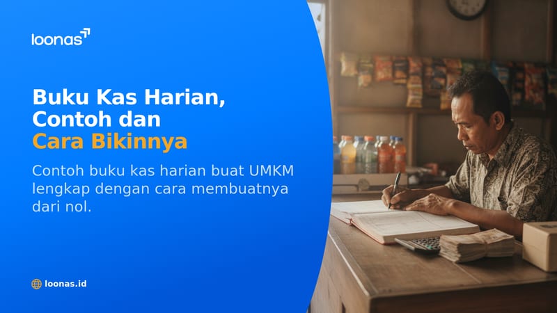 Ilustrasi artikel Contoh Buku Kas Harian dan Cara Membuatnya untuk UMKM