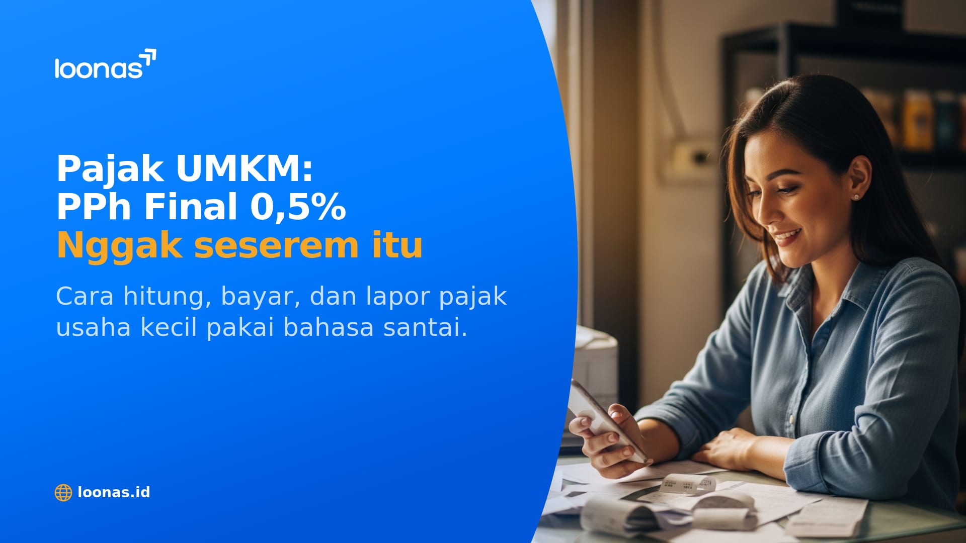 Ilustrasi artikel Pajak UMKM 2026: Cara Hitung & Bayar PPh Final 0,5%